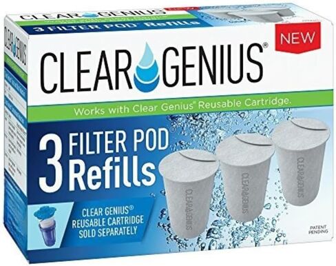 Filter Pod Refills (Pack-3) SR-3, Includes 3 Filter Pod Refills, Filter Pods Last For 2 Months in Saudi Arabia