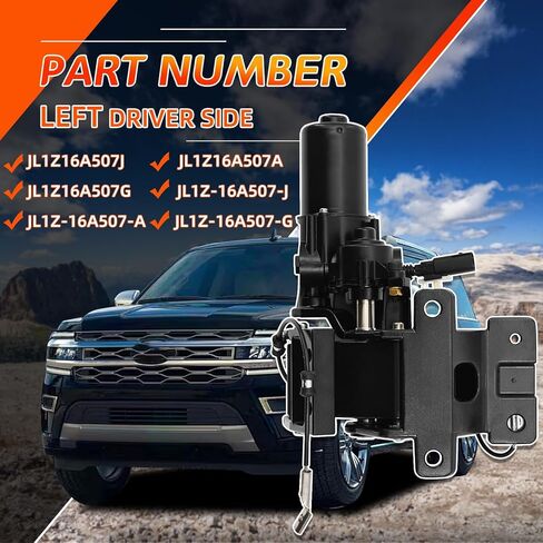 JL1Z16A507A، JL1Z16A507J مجموعة محرك لوحة تشغيل الطاقة مع دعامة تناسب 2018-2024 Ford Expedition Lincoln Navigator، جانب السائق الأمامي الأيسر مع قاعدة عجلات 122.5 بوصة، JL1Z16A507A، JL1Z16A507G in Kuwait