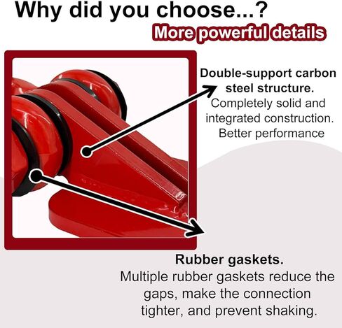 Heavy-Duty Front Tow Hooks, Compatible with Tacoma 2024-2026, 4Runner 2025-2026, and Land Cruiser 250 2024-2025 (Without Front Spoiler), 2-Pack, Flame Red. in Kuwait