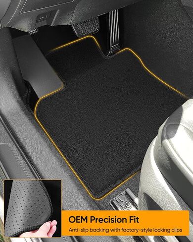 Plush Floor Mats for Toyota Camry 2018-2024,All Weather Protector Row Liner,Anti-Slip Custom Full Set Car Interior Accessories 2019 2020 2021 2022 2023 in Saudi Arabia