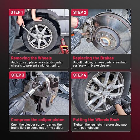 مجموعة الفرامل الأمامية والخلفية BDFHYK متوافقة مع Subaru Forester 09-13، Impreza 2013، Outback 10-12، Legacy 10-13، دوارات الفرامل المشقوقة ووسادات الفرامل السيراميكية، استبدل S-31407، S-31509، D-929 in Kuwait