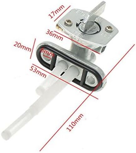 Fuel Valve for YAMAHA YZ426F YZ 426 2000-2002, Plastic and Aluminum, Motorcycle Fuel Tank Part in Kuwait