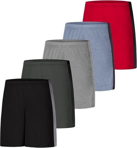 شورت Hanes الرجالي، Cool Dri® 7 بوصات، شورت ملون، ماص للرطوبة + UPF 40 شورت رياضي للرجال in Saudi Arabia