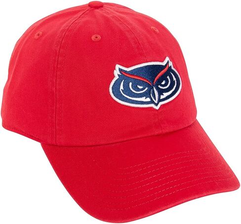 Desert Cactus Florida Atlantic University Baseball Hat FAU Owls Brimmed Embroirderd Hats Cap Adjustable Cloth Strap Adult (Style E) Red in Saudi Arabia