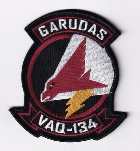 VAQ-134 Garudas Squadron Patch - with Hook and Loop, 4" in Saudi Arabia