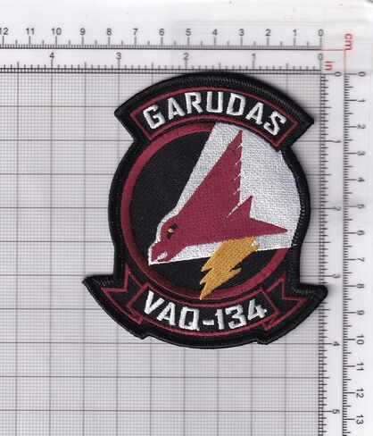VAQ-134 Garudas Squadron Patch - with Hook and Loop, 4" in Saudi Arabia
