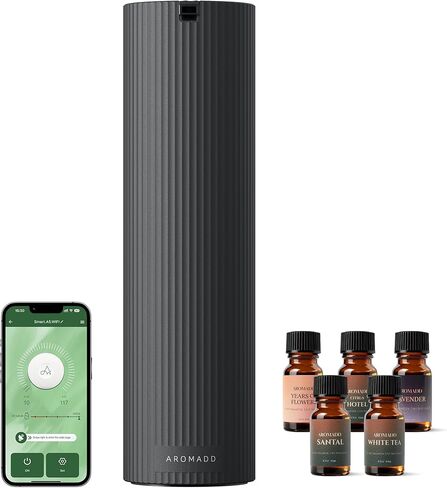 1200Sq.ft Essential Oil Diffuser, 200ml Scent Air Machine for Home Waterless Diffuser, Cold Air Hotel Scent Diffuser for Large Room, Office, Spa in Saudi Arabia
