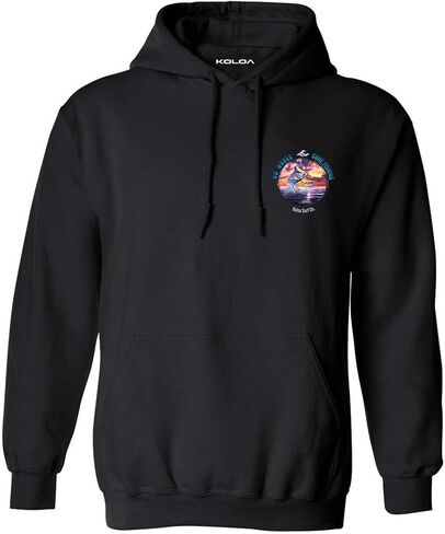 Koloa Surf Jumping Marlin Logo Pullover Hoodie in Small - 5X-Large in Saudi Arabia