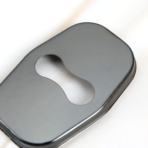 4PCS Car Door Lock Cover Protector for 208 308 408 508 2008 3008 Guard Latch Cap Sticker Buckle Anti-Corrosion Automotive Interior Accessories Stainless Steel Black in Saudi Arabia