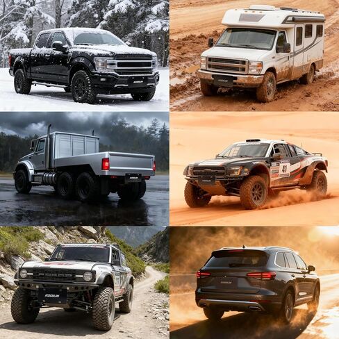 حامل لوحة ترخيص وصلة المقطورة عالي التحمل من Kodilin لجهاز استقبال وصلة 2 بوصة، مناسب عالمي للشاحنات وسيارات الدفع الرباعي ومركبات RV والمركبات على الطرق الوعرة، ودعامة فولاذية سوداء مقاومة للصدأ، تتضمن أجهزة التثبيت in Kuwait