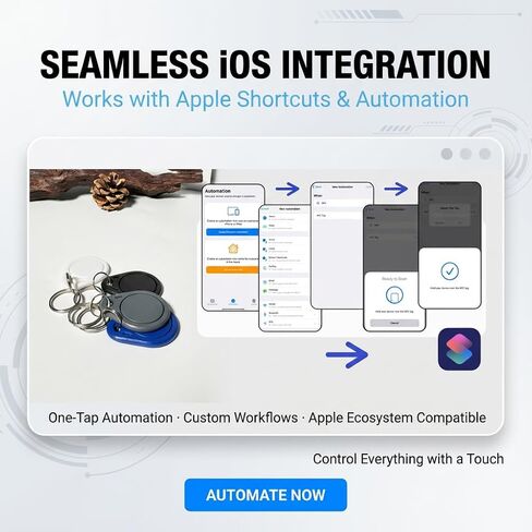 علامات NFC Tag215 NFC Keytags أسود NFC fob قابل لإعادة الكتابة NFC 215 بطاقة عمل NFC قابلة للبرمجة NFC Tag 504 بايت ذاكرة، متوافقة مع Android وiPhones (NFC215colorful) in Kuwait