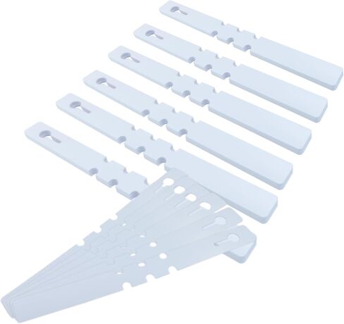 120 PCS Adjustable Plastic Plant Tree Tags - Waterproof Wrap Around Labels, Reusable Garden Markers(Assorted Colors) in Kuwait