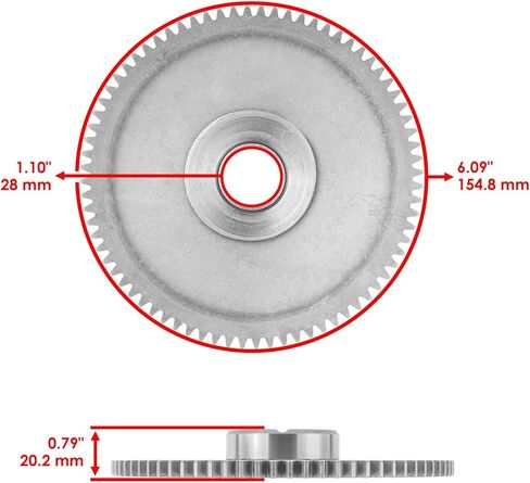 Replacement For Starter Clutch Idler Gear for Polaris RZR 4 900 Eps 2014-2017/ RZR XP 4 900 2013 Mod-C26C-34788 in Saudi Arabia