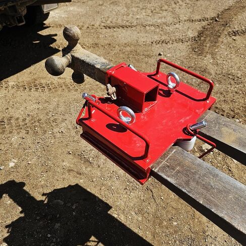 مرفق وصلة وصلة مقطورة رافعة شوكية مزدوجة من YINTATECH، سعة سحب 6500 رطل بواسطة جهاز استقبال 2 بوصة، يناسب الشوكات التي يصل عرضها إلى 5.5 بوصة in Kuwait