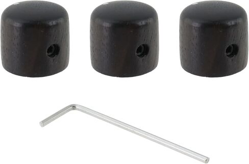 FarBoat 4Pcs Guitar Volume Tone Control Knob UFO Shape for LP Electric Guitar (Black and Gold) in Saudi Arabia