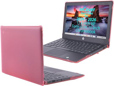 حافظة mCover متوافقة فقط مع 2024-2026 11.6 بوصة HP Fortis G1m 11 Clamshell أو Fortis Flip G1m 11 2-in-1 Chromebook (لا تناسب أي موديلات HP أخرى) - شفاف in Saudi Arabia