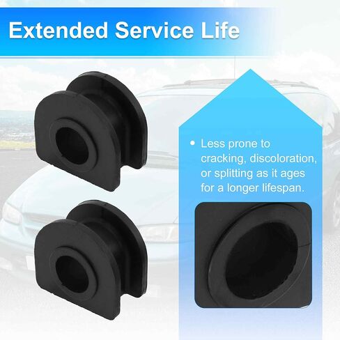 No.K6437 Front Left Front Right Stabilizer Sway Bar Bushing Kit for CADILLAC ESCALADE 2002-2006 Rubber Suspension Kit Black 2 Pcs in Saudi Arabia