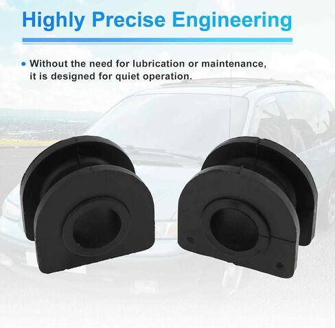 No.K6437 Front Left Front Right Stabilizer Sway Bar Bushing Kit for CADILLAC ESCALADE 2002-2006 Rubber Suspension Kit Black 2 Pcs in Saudi Arabia