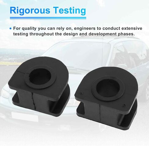 No.K6437 Front Left Front Right Stabilizer Sway Bar Bushing Kit for CADILLAC ESCALADE 2002-2006 Rubber Suspension Kit Black 2 Pcs in Saudi Arabia