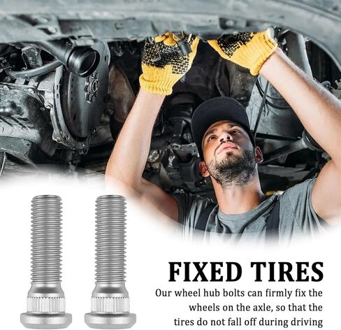 5PCS M12×1.50 Wheel Studs OEM#90113SA0015,90113SA0003,Durable Steel Lug Studs Compatible with Honda & Compatible with Acura,Essential Car Accessories Replacement Wheel Lug Bolts in Saudi Arabia