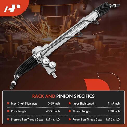 A-Premium - Hydraulic Power Steering Rack and Pinion Compatible with Mercedes-Benz W163 Series ML320 1998-2000, ML430 1999-2000, Replace# 1634600100 in Saudi Arabia