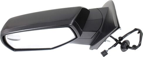 مرآة Garage-Pro متوافقة مع 2014-2018 شيفروليه سيلفرادو 1500 / جي إم سي سييرا 1500 باور، قابلة للطي يدويًا، ساخنة، غير قابلة للسحب، مع زجاج النقطة العمياء، قابلة للطلاء، جانب السائق in Kuwait