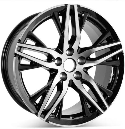 عجلة جديدة مقاس 19 × 8.5 بوصة من OEM للاستبدال المباشر من الألومنيوم لسيارة Honda Accord 2021-2022 5-114.3 مم أسود 19 بوصة 42800TVAAG0 in Saudi Arabia