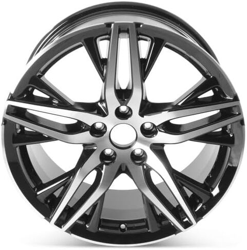عجلة جديدة مقاس 19 × 8.5 بوصة من OEM للاستبدال المباشر من الألومنيوم لسيارة Honda Accord 2021-2022 5-114.3 مم أسود 19 بوصة 42800TVAAG0 in Saudi Arabia