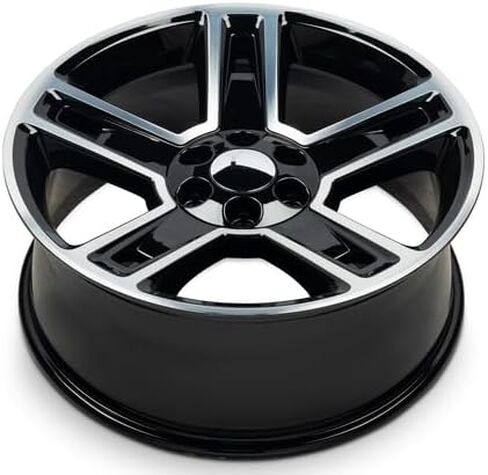 عجلة ألومنيوم بديلة جديدة مقاس 22 × 9 بوصة OEM لـ 1992-2023 كاديلاك إسكاليد 6-139.7 مم أسود 22 بوصة حافة 19301160 in Saudi Arabia