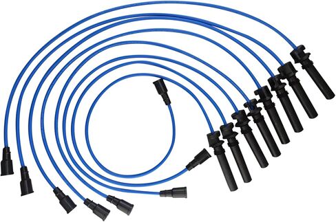 High Performance Racing Spark Plug Wires Compatible with Dodge Ram 1500/2500/ 3500 2003-2005 Durango 2004-2005 5.7L V8 Blue in Kuwait