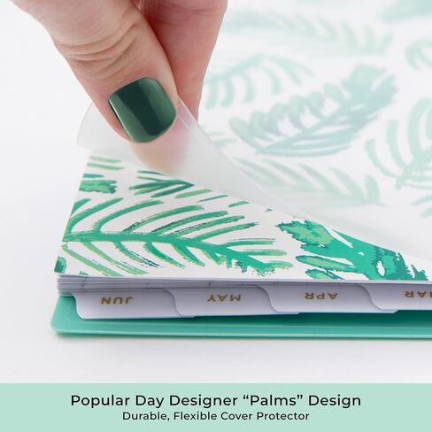 Blue Sky Day Designer 2026-2027 تقويم مخطط السنة الأكاديمية الأسبوعية والشهرية، يوليو 2026 - يونيو 2027، 8.5 بوصة × 11 بوصة، غطاء مرن، علامات تبويب مغلفة، جيب تخزين، يتضمن ملصقات، راحة اليد in Saudi Arabia