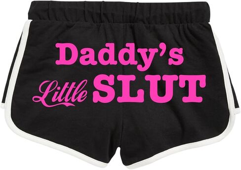 Wild Bobby Daddy's Little Slut Underwear for Women, Women's Cotton Athletic Booty Shorts in Saudi Arabia