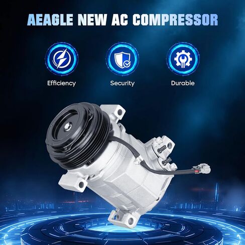 Air Conditioning AC Compressor with Clutch for 2010-2014 Cadillac Escalade, for 2000-2014 Chevrolet Express 1500 2500 3500 & Suburban 1500 2500 & Tahoe, for 2008-2014 Savana/Yukon XL, for 09 Hummer H2 in Saudi Arabia