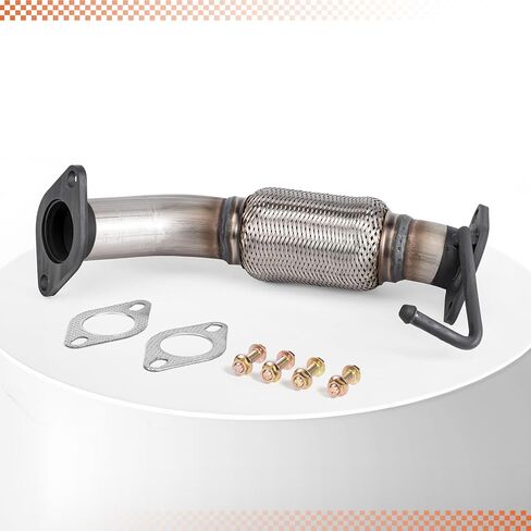 Exhasust Flex Pipe Compatible with 2008-2012 Chevry Malibu 2.4L & 2008-2009 Pontiac G6 3.6L & 2010 Pontiac G6 2.4L & 2009 Saturn Aura 2.4L 3.6L -52550-D) in Kuwait