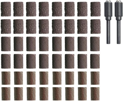 Dremel 48-Piece 1/4" Sanding Band Kit, Includes 60, 120, and 240 Grit Options, Compatible with Dremel Rotary Tools (770B-01) in Kuwait