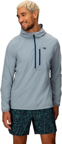 سترة بغطاء للرأس للرجال من Outdoor Research Astroman Air Sun، مقاس M in Kuwait