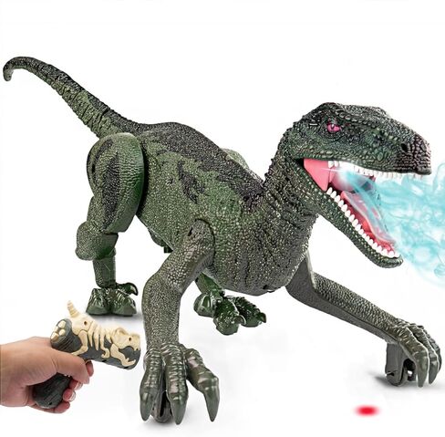 Remote Control Dinosaur, Mini Dinosaur Toys for Kids 3-5, 5-7, 2.4GHZ, Walking,Rechargeable, Demo Function, Gifts for Boys Girls (Small) in Saudi Arabia