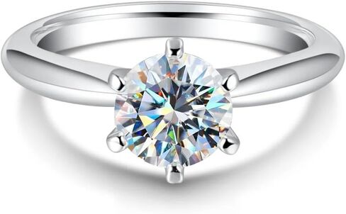 Super Flash Classic Women Ring for Women 1-3ct Moissanite Laboratory Diamonds Ring S925 Silver Eternity Gift Wedding Jewelry Band in Saudi Arabia