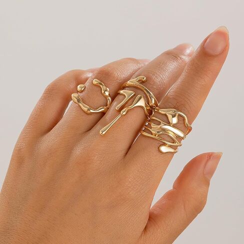 Stackable Rings for Women Stacking Rings Knuckle for Women Ring Sets Jewelry in Saudi Arabia