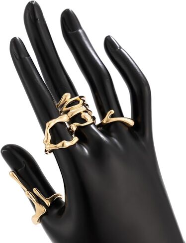 Stackable Rings for Women Stacking Rings Knuckle for Women Ring Sets Jewelry in Saudi Arabia