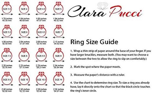 Wedding Ring Set for Women - 14K Solid Gold, White Gold Simulated Turquoise Engagament Ring and Stacking Zirconia Wedding Band Bridal Set, 3.4 tcw in Kuwait