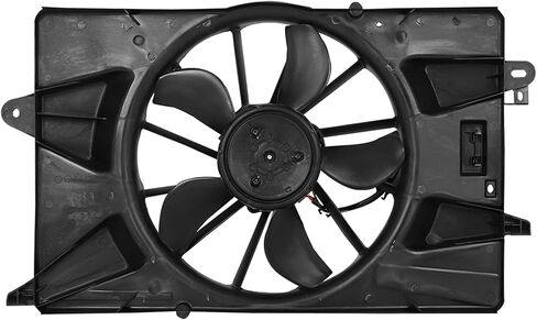 Cooling Fan Assembly Compatible with 2015-2017 for Chrysler for 200 3.6L 2015-2017 for Chrysler for 200 2.4L,Radiator Fan Direct Fit Replacement for Engine Cooling Fan & Radiator & A/C Condenser in Saudi Arabia