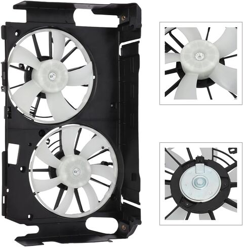 Radiator Cooling Fan Assembly Compatible with 2006-2008 for Toyota for RAV4 2.4L 2009-2012 for Toyota for RAV4 2.5L,Radiator Fan Direct Fit Replacement for Engine Cooling Fan & Radiator in Saudi Arabia