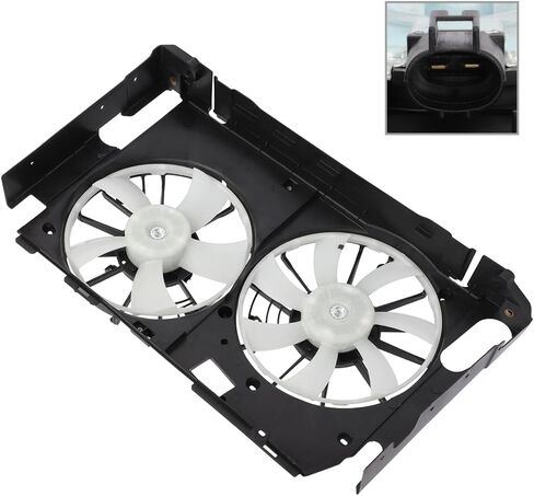 Radiator Cooling Fan Assembly Compatible with 2006-2008 for Toyota for RAV4 2.4L 2009-2012 for Toyota for RAV4 2.5L,Radiator Fan Direct Fit Replacement for Engine Cooling Fan & Radiator in Saudi Arabia