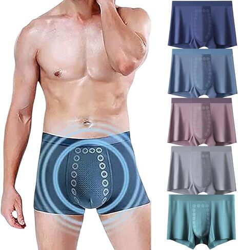 Energy Field Men's Underwear, 5Pcs Magnetic Energetic Men Pants, 's Boxers Briefs, Proplshove Underwear for bulge enhancer in Saudi Arabia