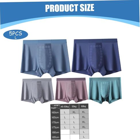 Energy Field Men's Underwear, 5Pcs Magnetic Energetic Men Pants, 's Boxers Briefs, Proplshove Underwear for bulge enhancer in Saudi Arabia