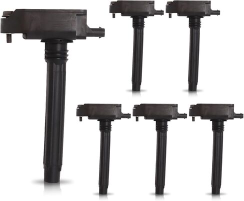 ENA Set of 6 Ignition Coil Pack Compatible with Jeep Chrysler Dodge Pacifica Voyager Durango Ram Grand Cherokee Wrangler V6 3.6L 2016 2017 2018 2019 2020 Replacement for UF807 68223569AB 68223569AC in Kuwait