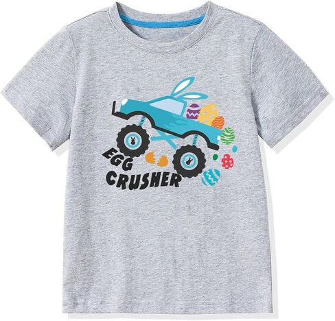 Kids Easter Shirts Toddler Bunny Tshirts Baseball Tees Cotton Short Sleeve Tops 2-10 Years in Saudi Arabia