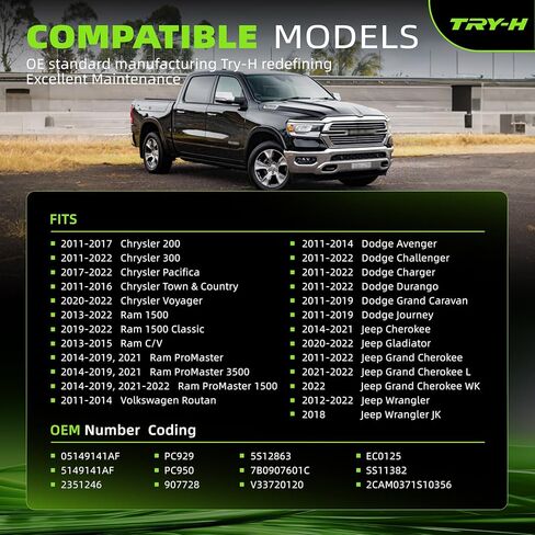 5149141AF Camshaft Position Sensor for 2011-2022 Dodge Avenger Challenger Charger Durango Chrysler Pacifica Voyager Jeep Grand Cherokee Wrangler Volkswagen Ram Replace 907728 7B0907601C 2351246 2Pcs in Kuwait