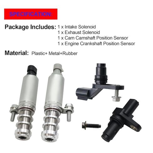 SMMS 12655421 طقم مستشعر موضع عمود الحدبات للسحب والعادم متوافق مع 2.0L / 2.2L / 2.4L GM Chevy Malibu HHR Buick Pontiac استبدال OE 12655420 917-720 in Saudi Arabia